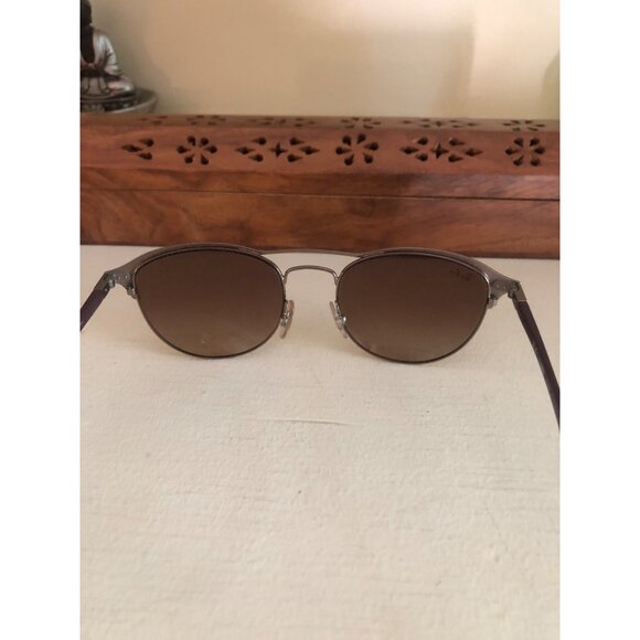 RAY BAN Light Brown Unisex Sunglasses RB3596 with Protective Case - Picture 8 of 13